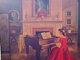 Sonata Canvas Paintings - M Ditlef sonata